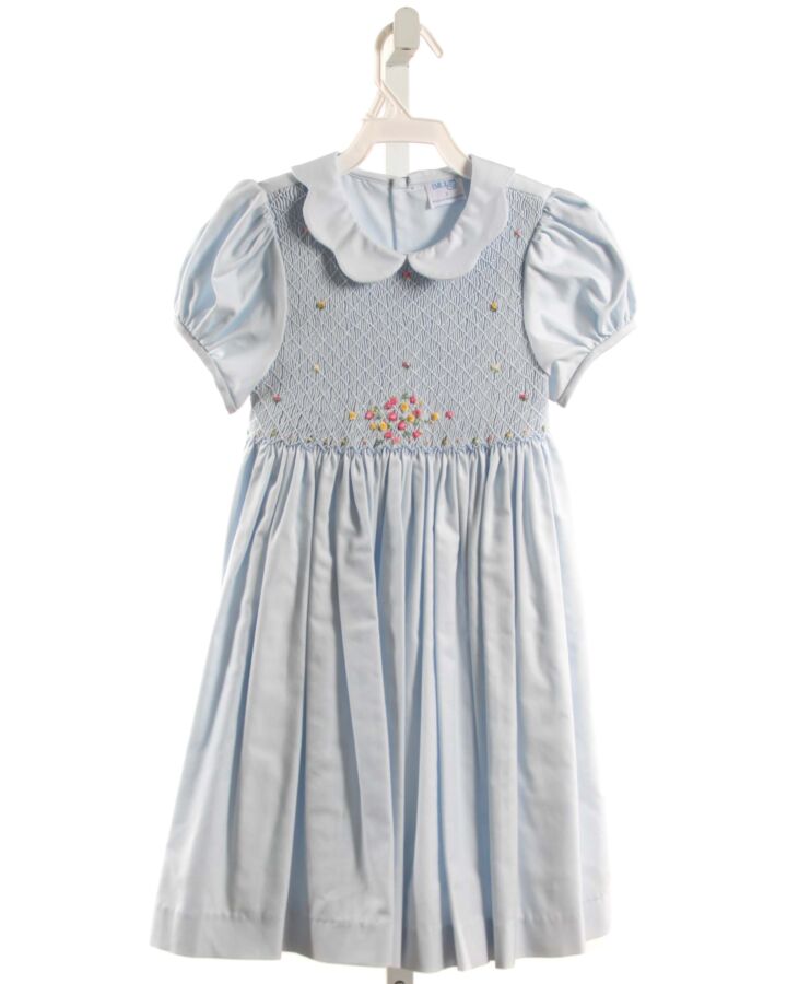 LULI & ME  LT BLUE   SMOCKED DRESS