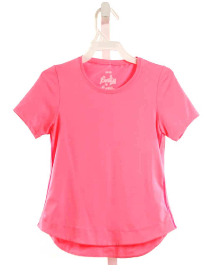 LUCKY IN LOVE  HOT PINK    KNIT SS SHIRT