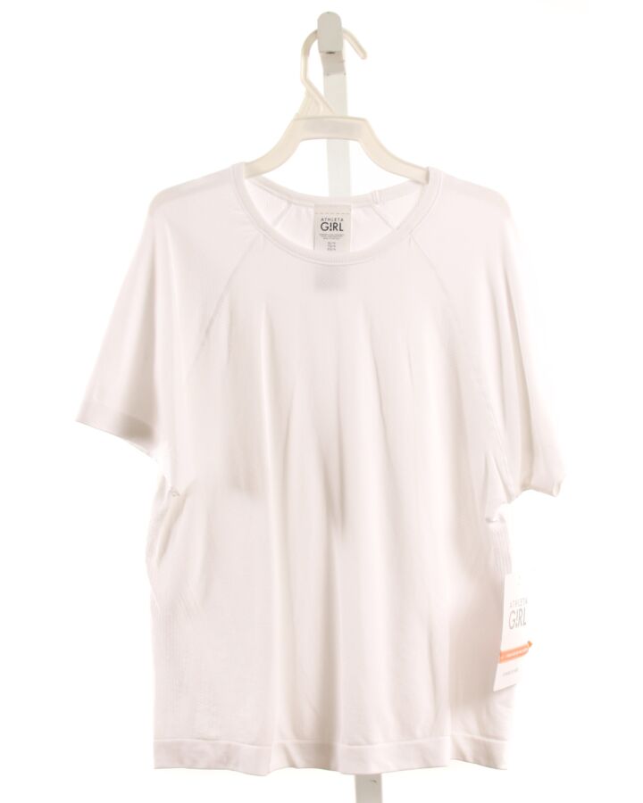 ATHLETA GIRL  WHITE    KNIT SS SHIRT