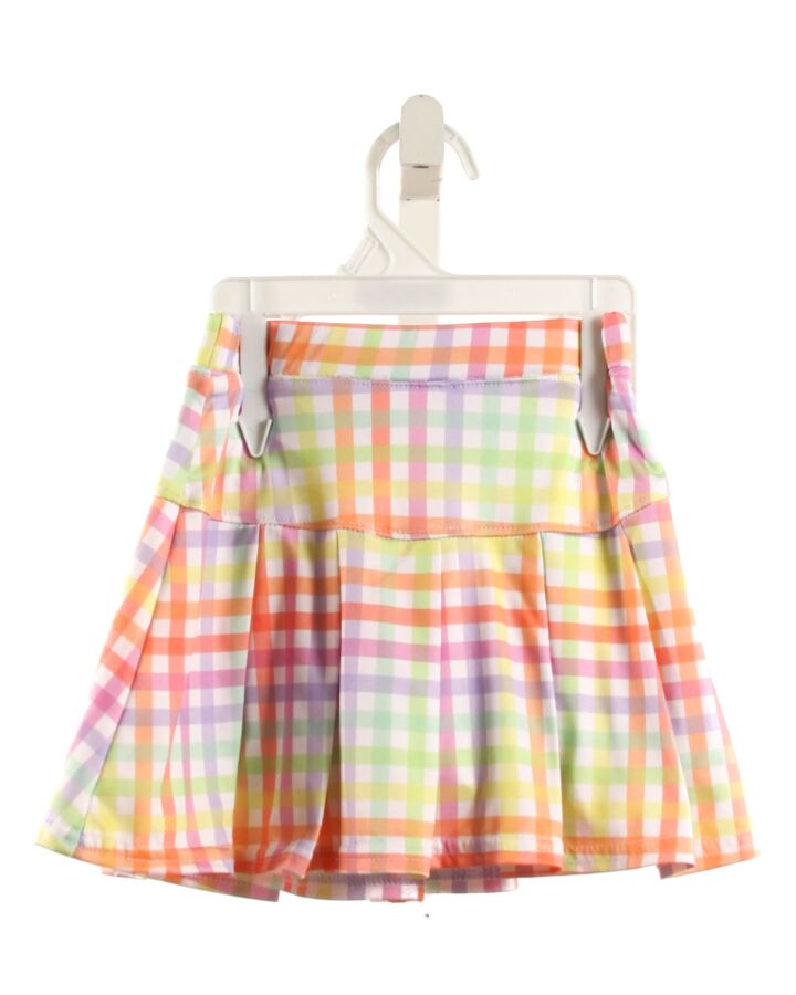 AZARHIA  MULTI-COLOR  PLAID  SKORT