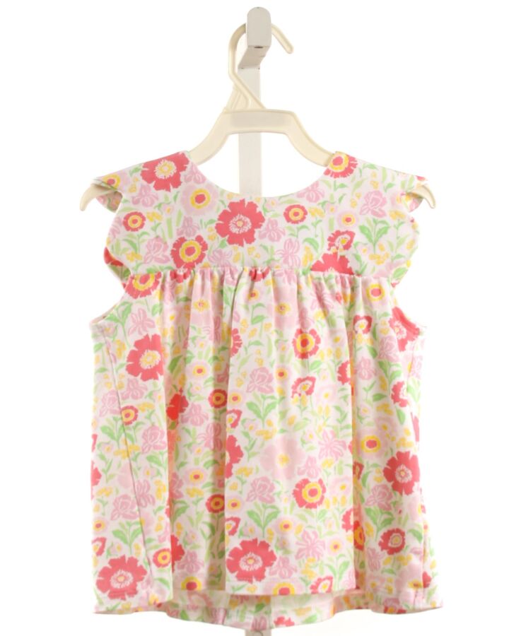 BELLA BLISS  PINK  FLORAL  SLEEVELESS SHIRT