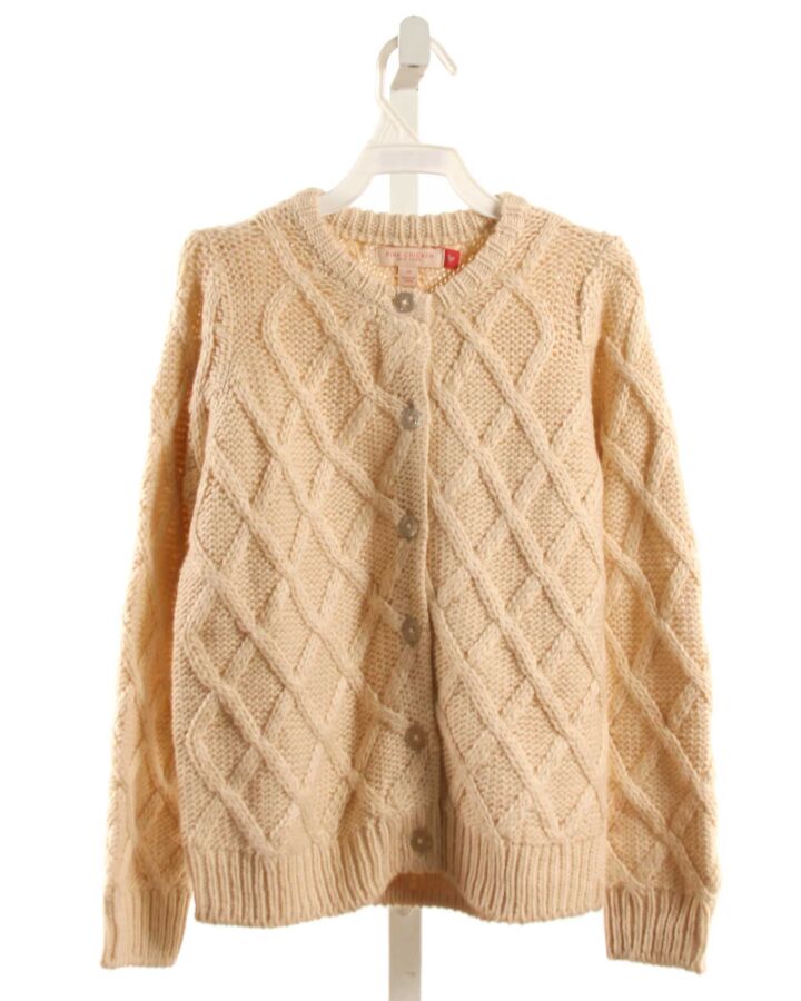 PINK CHICKEN  IVORY    CARDIGAN