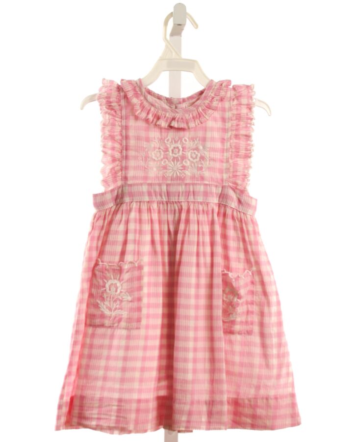 LALI  PINK  PLAID  DRESS