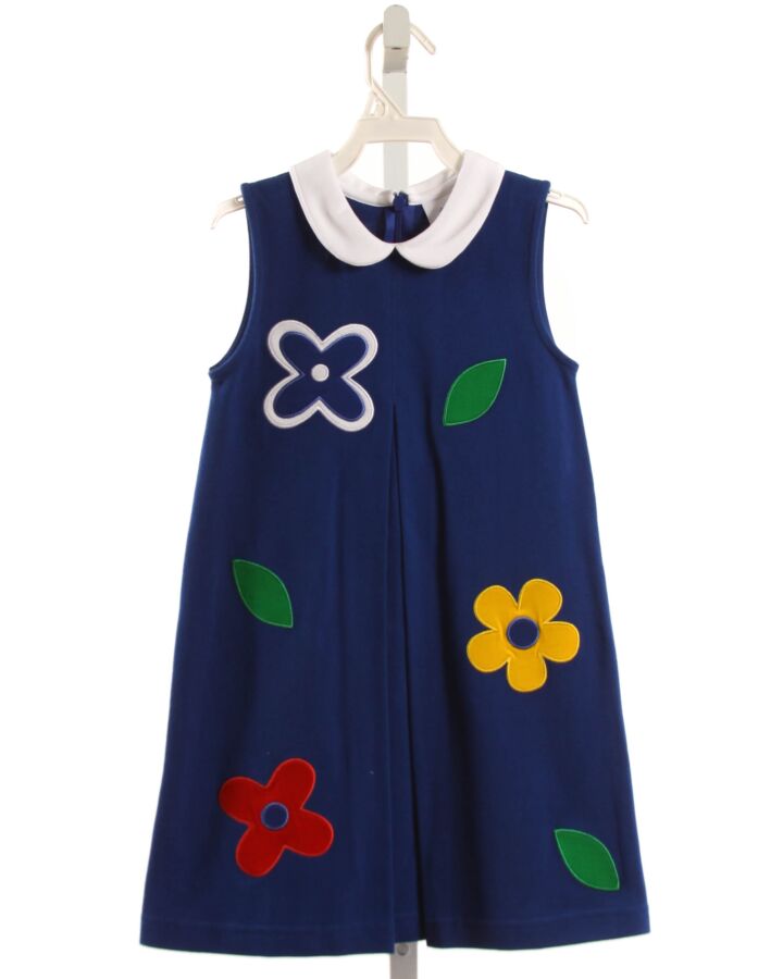 FLORENCE EISEMAN  BLUE PIQUE   DRESS