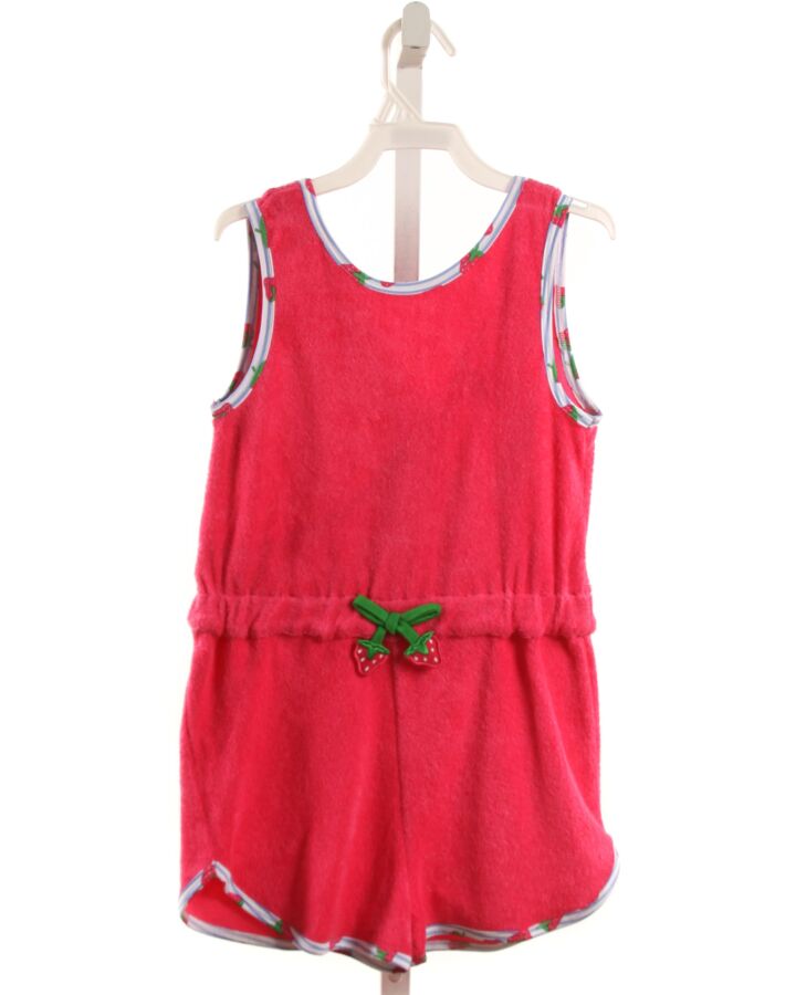 FLORENCE EISEMAN  HOT PINK TERRY CLOTH   ROMPER