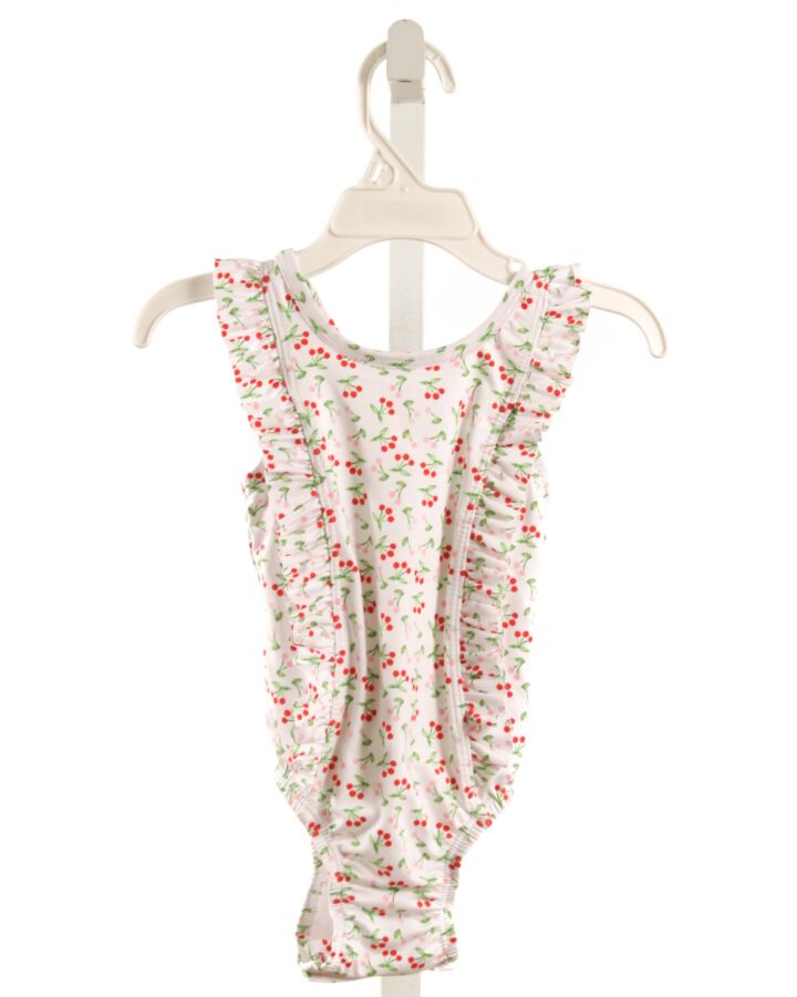 THE PROPER PEONY  WHITE   PRINTED DESIGN 1-PIECE SWIMSUIT