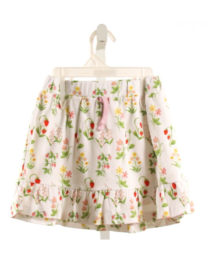 THE PROPER PEONY  WHITE  FLORAL  SKORT