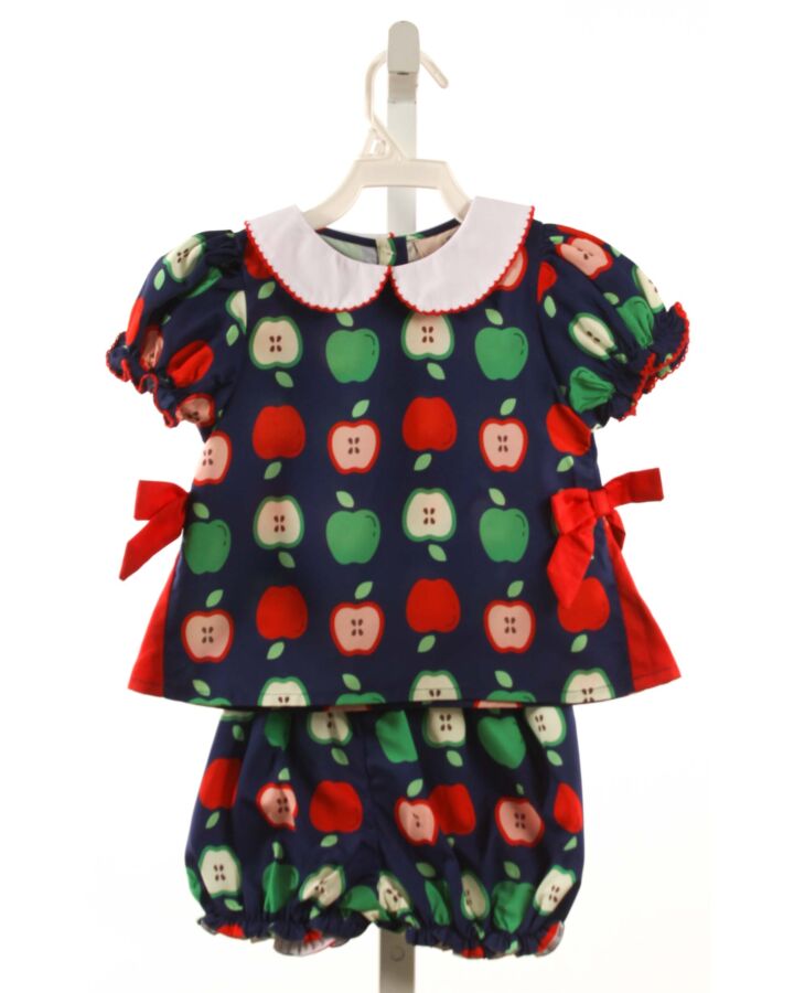 SMOCKINGBIRD  MULTI-COLOR  PRINT  2-PIECE OUTFIT WITH BOW