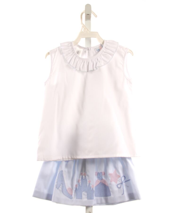 LULU BEBE  WHITE   APPLIQUED 2-PIECE OUTFIT