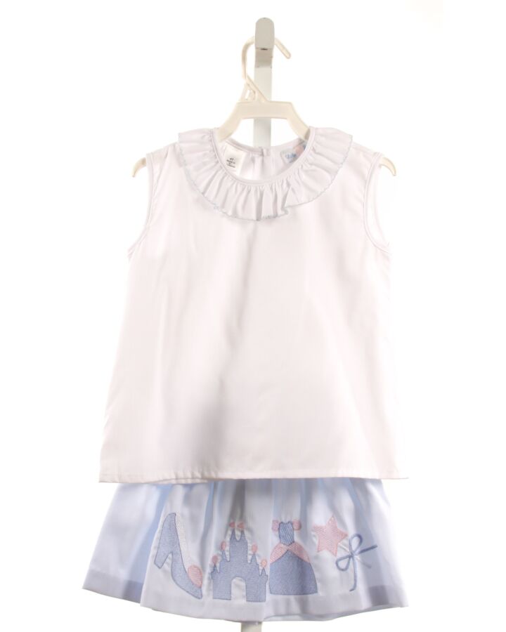 LULU BEBE  WHITE   APPLIQUED 2-PIECE OUTFIT