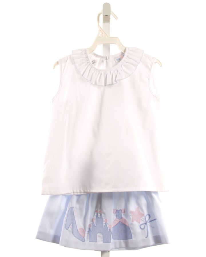 LULU BEBE  WHITE   APPLIQUED 2-PIECE OUTFIT