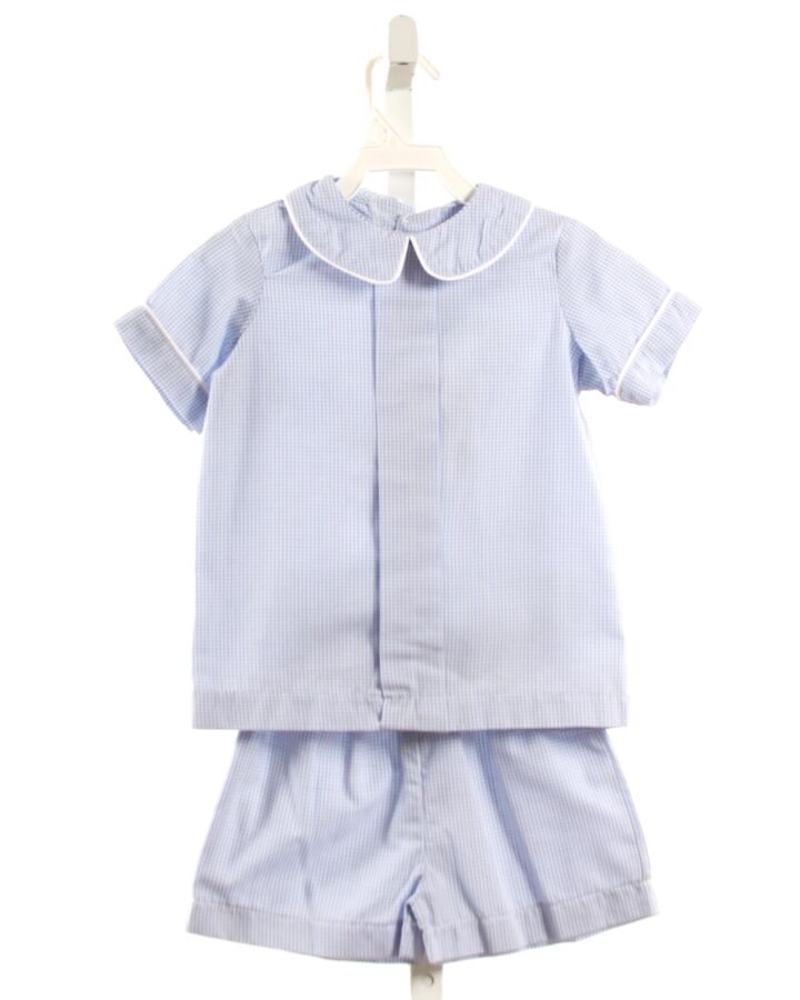 FUNTASIA TOO  LT BLUE  GINGHAM  2-PIECE OUTFIT