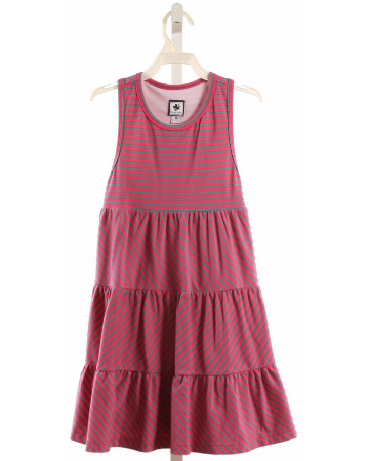 BUSY BEES  PINK  STRIPED  KNIT DRESS