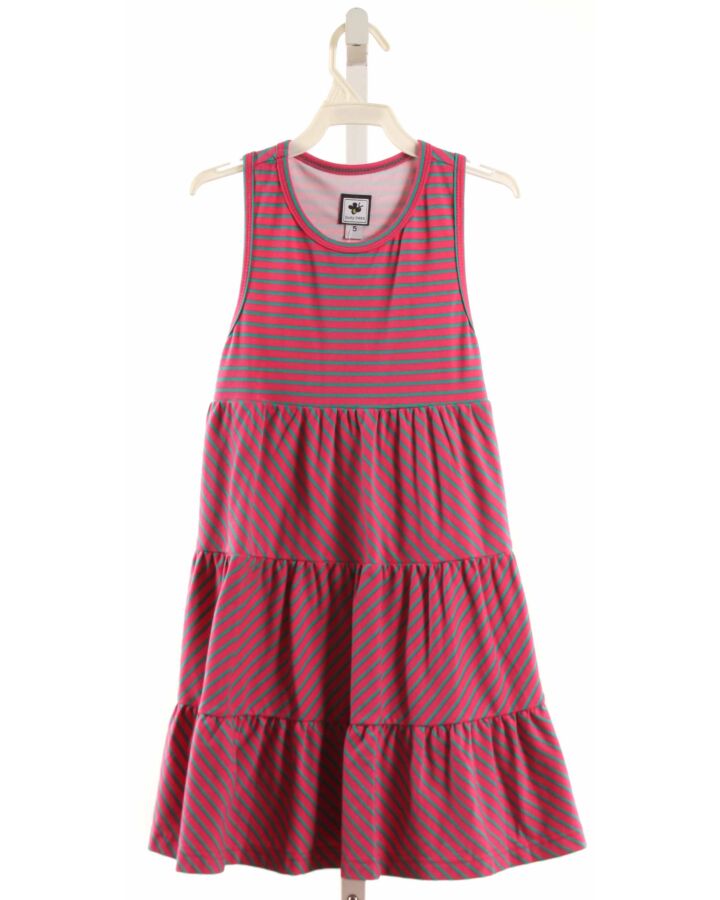 BUSY BEES  PINK  STRIPED  KNIT DRESS