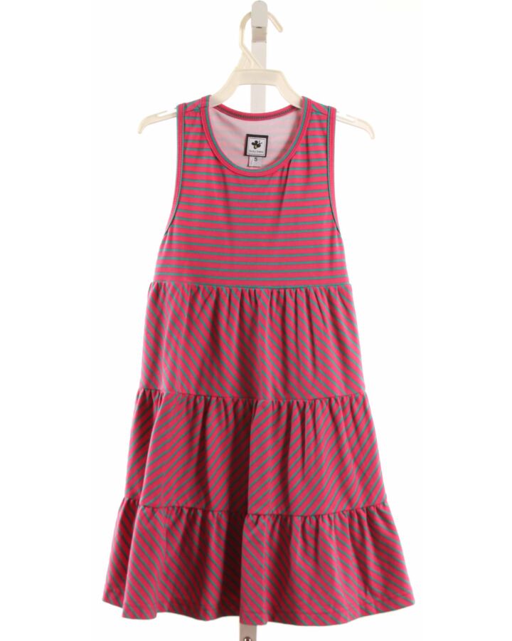 BUSY BEES  PINK  STRIPED  KNIT DRESS