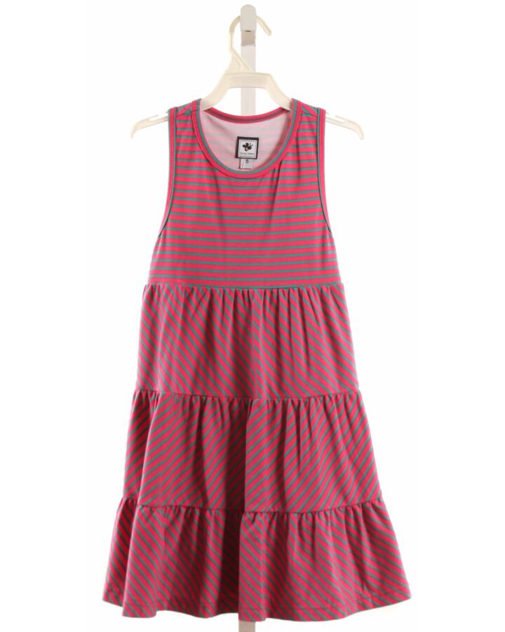 BUSY BEES  PINK  STRIPED  KNIT DRESS