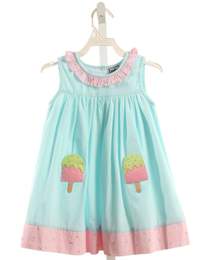 COTTON KIDS  BLUE    DRESS