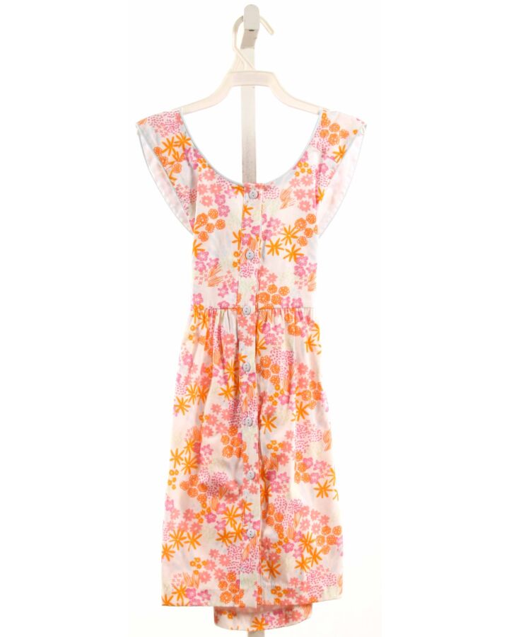 JAMES & LOTTIE  ORANGE  FLORAL  DRESS