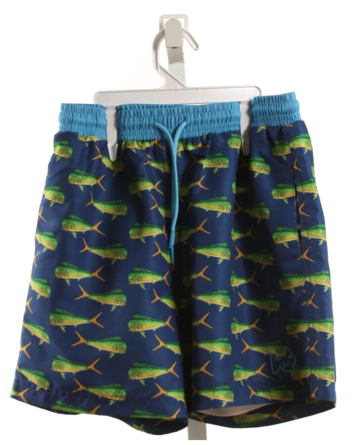 PRODOH  GREEN  PRINT  SWIM TRUNKS