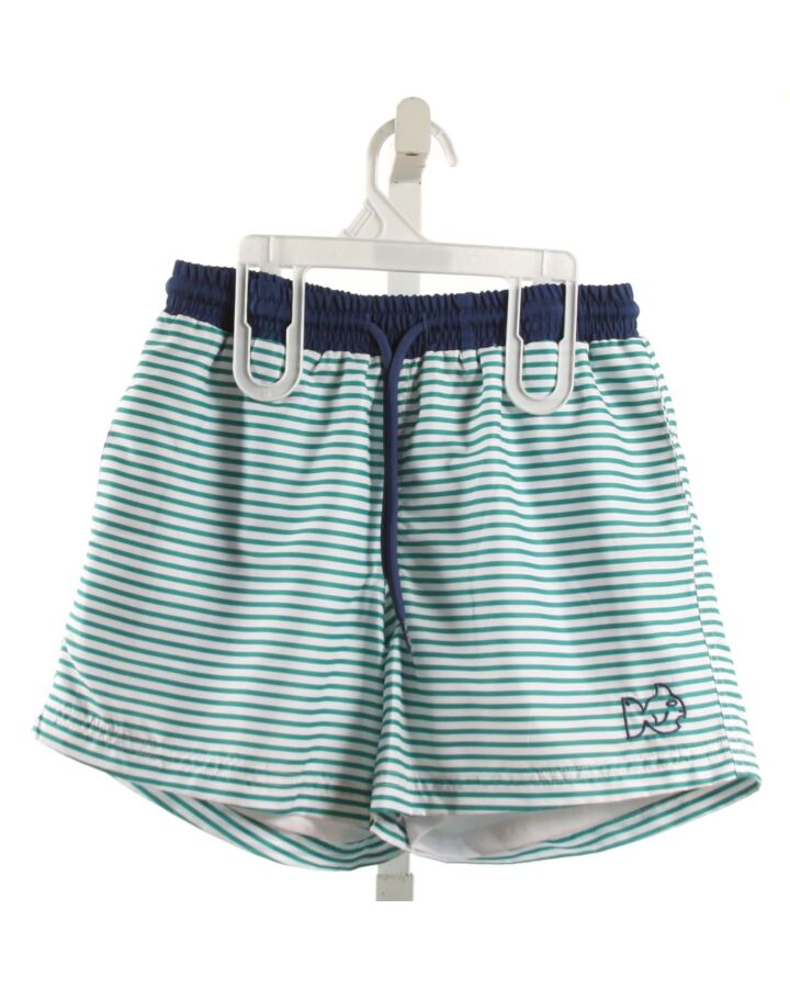 PRODOH  GREEN  STRIPED  SWIM TRUNKS