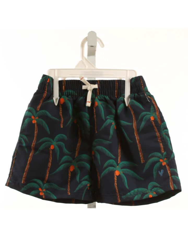 BLUE ROOSTER  NAVY  PRINT  SWIM TRUNKS