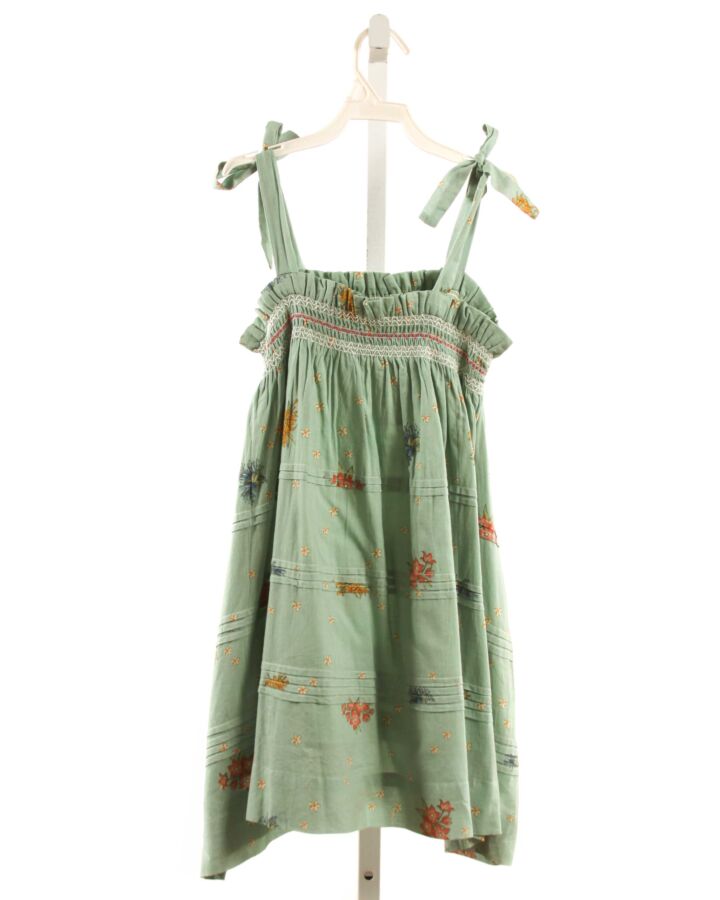 LALI  GREEN  FLORAL  KNIT DRESS