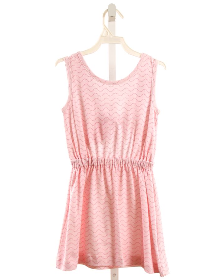 JAMES & LOTTIE  PINK   PRINTED DESIGN KNIT DRESS