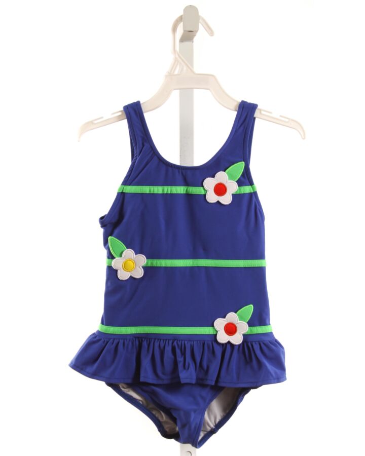 FLORENCE EISEMAN  BLUE    1-PIECE SWIMSUIT