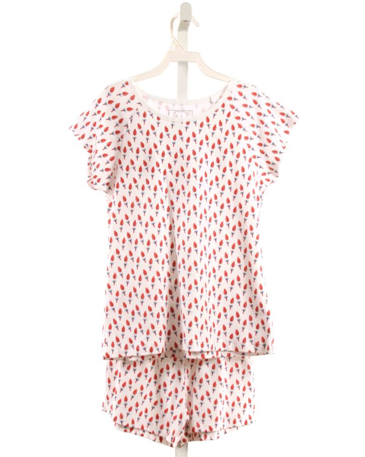 LILA + HAYES  RED  PRINT  LOUNGEWEAR