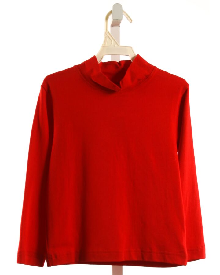 FLORENCE EISEMAN  RED    KNIT LS SHIRT