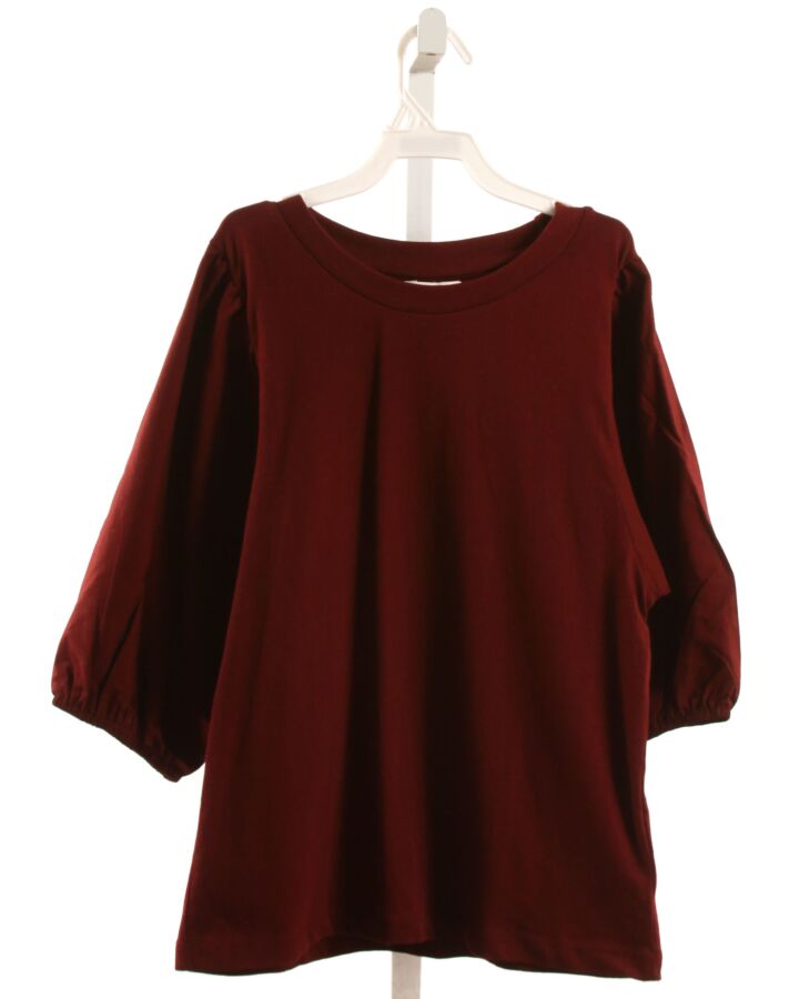 DL1961  MAROON    KNIT SS SHIRT