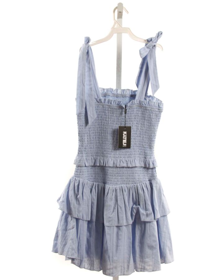 KATIEJNYC  LT BLUE   SMOCKED DRESS