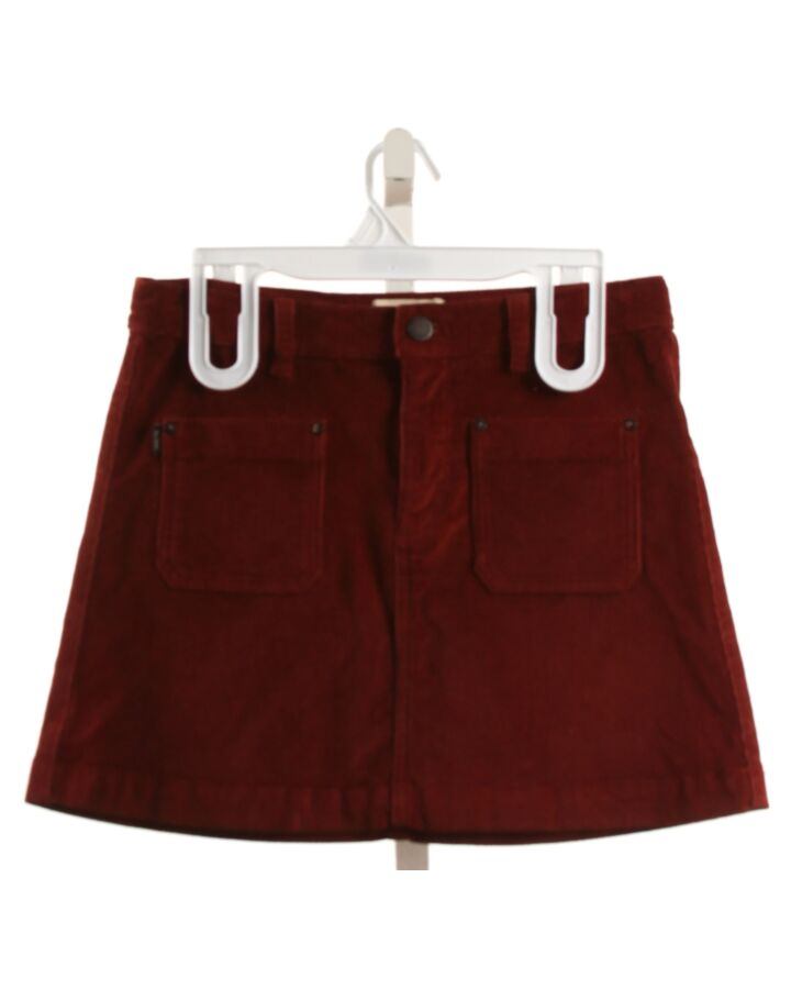 DL1961  MAROON CORDUROY   SKIRT