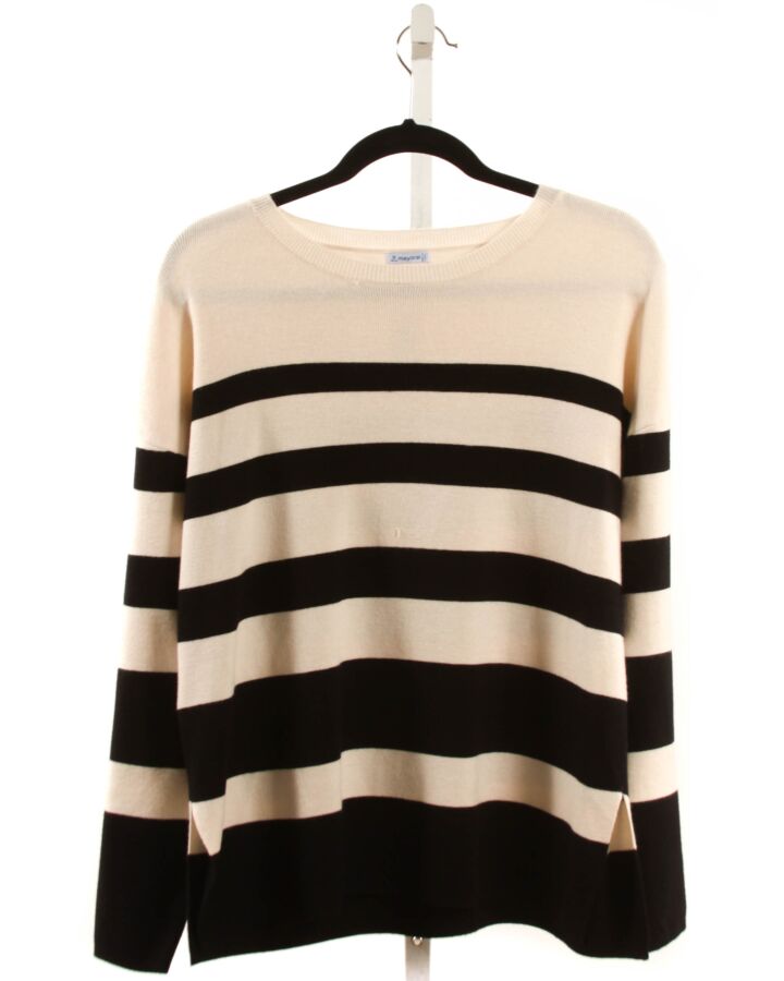 MAYORAL  BLACK  STRIPED  SWEATER
