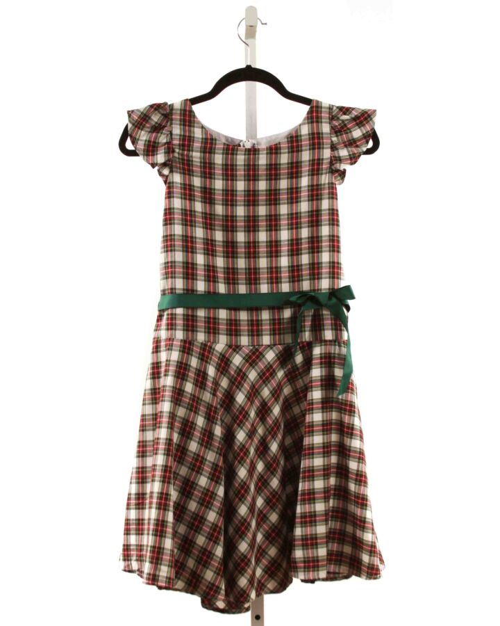 MAGGIE BREEN  RED  PLAID  DRESS