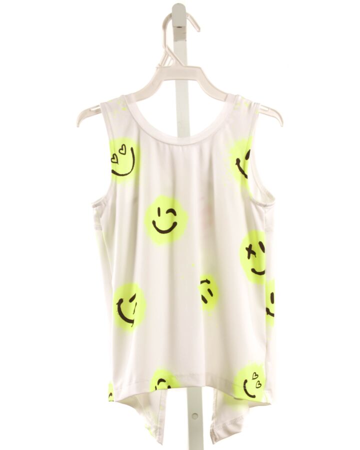 LUCKY IN LOVE  BRIGHT YELLOW  PRINT  KNIT TANK