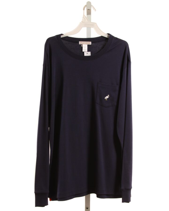 THE BEAUFORT BONNET COMPANY  NAVY    KNIT LS SHIRT