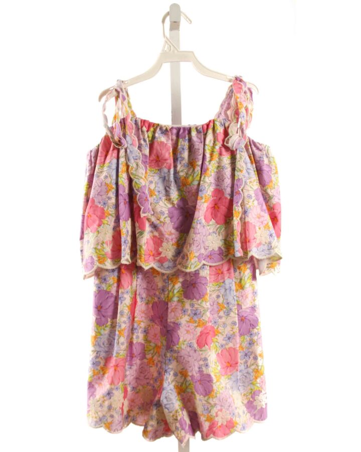 MARLO  LAVENDER  FLORAL  ROMPER