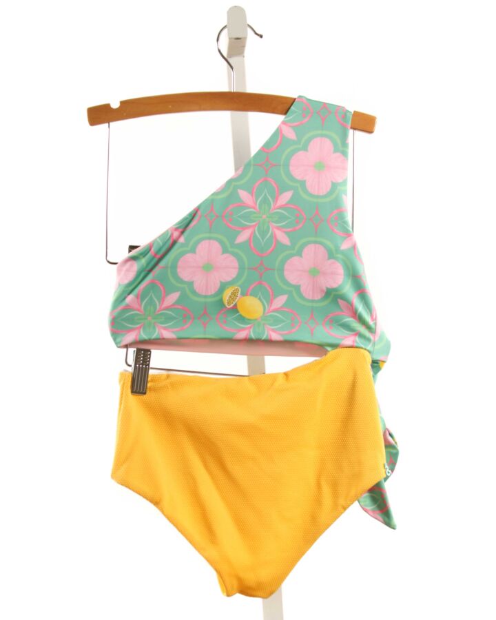 PEPITA & ME YELLOW FLORAL 1-PIECE SWIMSUIT