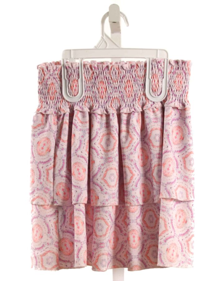 PLEAT.  PURPLE   SMOCKED SKIRT