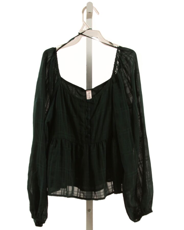 FRANK  FOREST GREEN    DRESS SHIRT