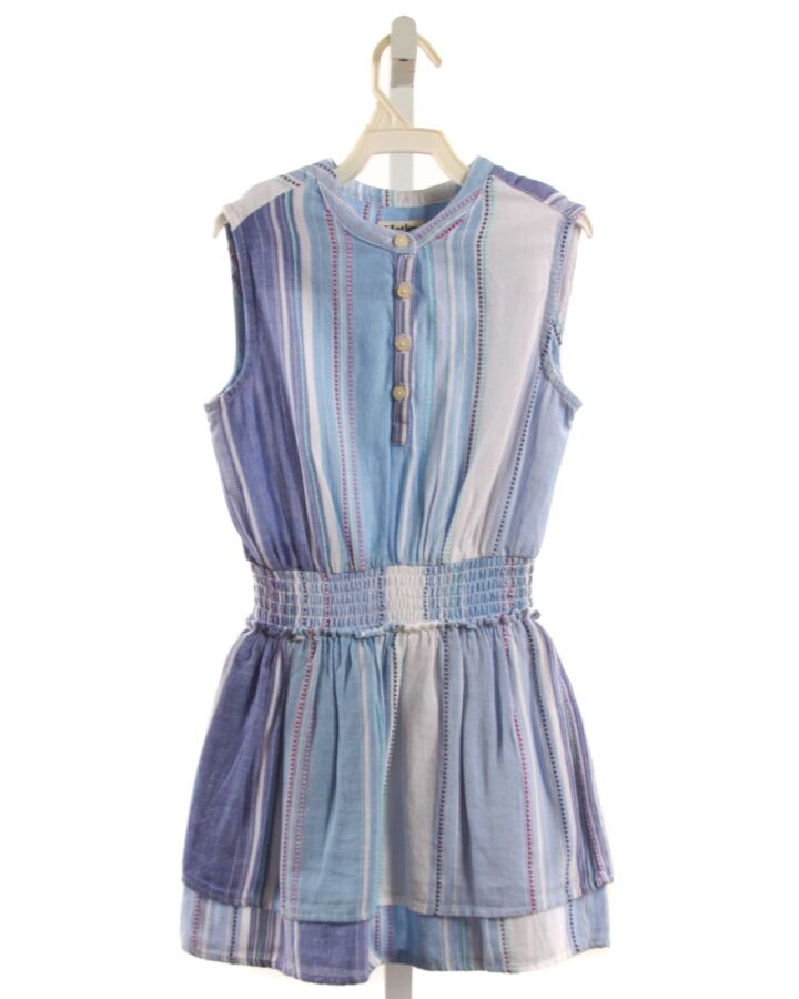 HATLEY  CHAMBRAY  STRIPED SMOCKED DRESS