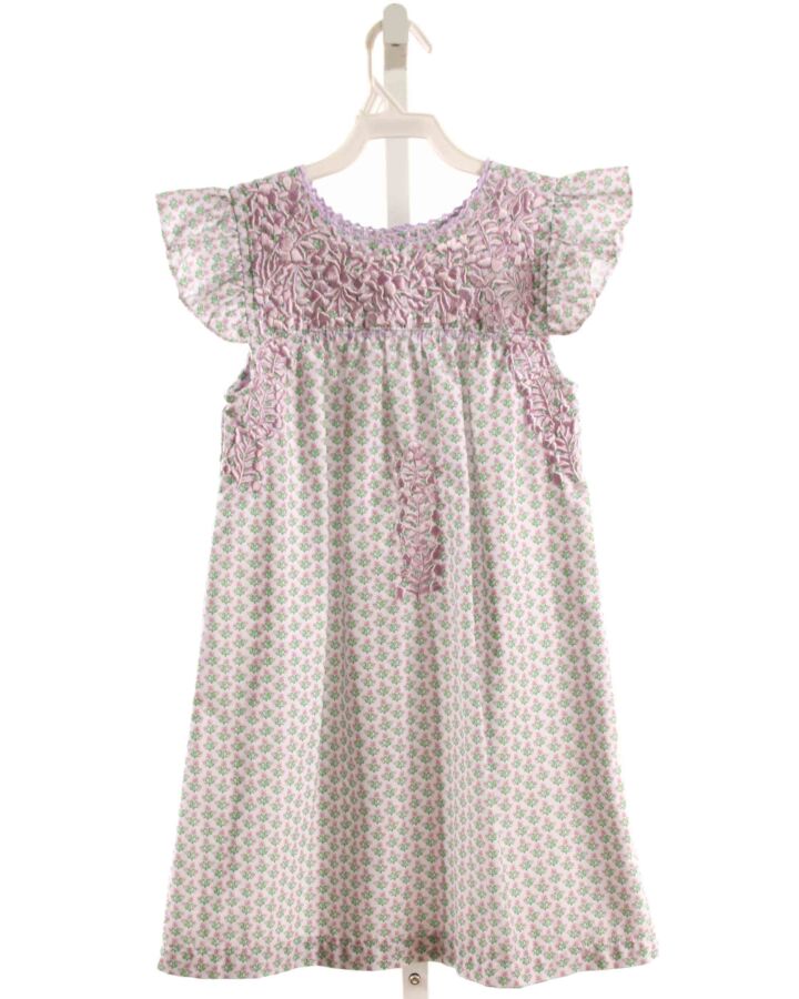 SIX HONEYBEES  LAVENDER  FLORAL EMBROIDERED DRESS