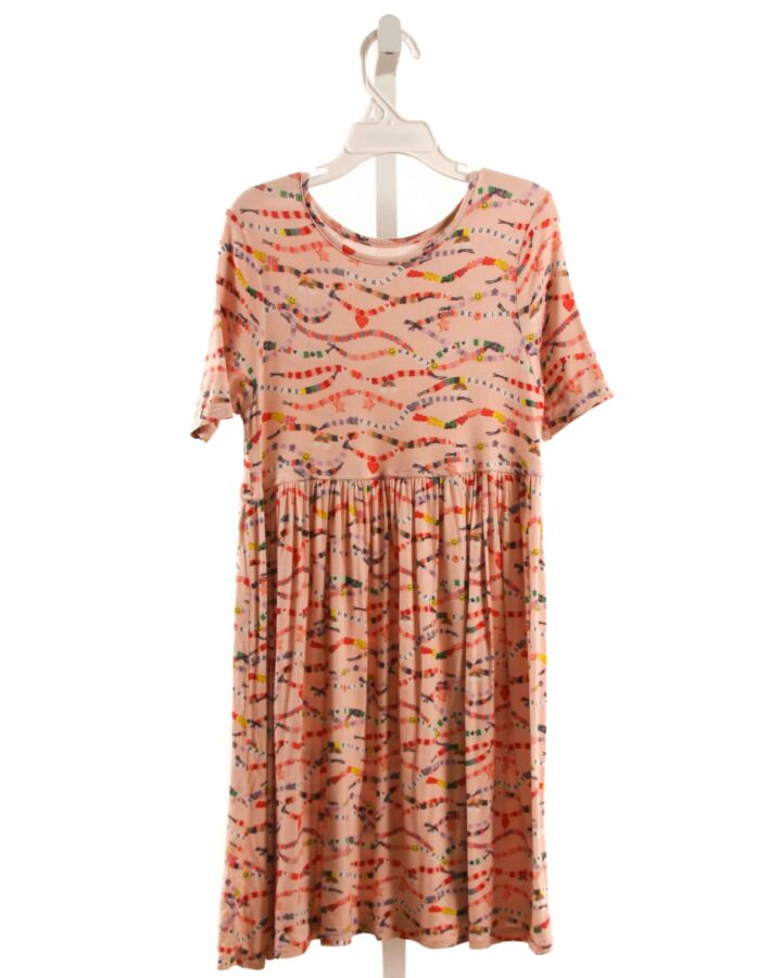 PINK CHICKEN  PINK  PRINT  KNIT DRESS