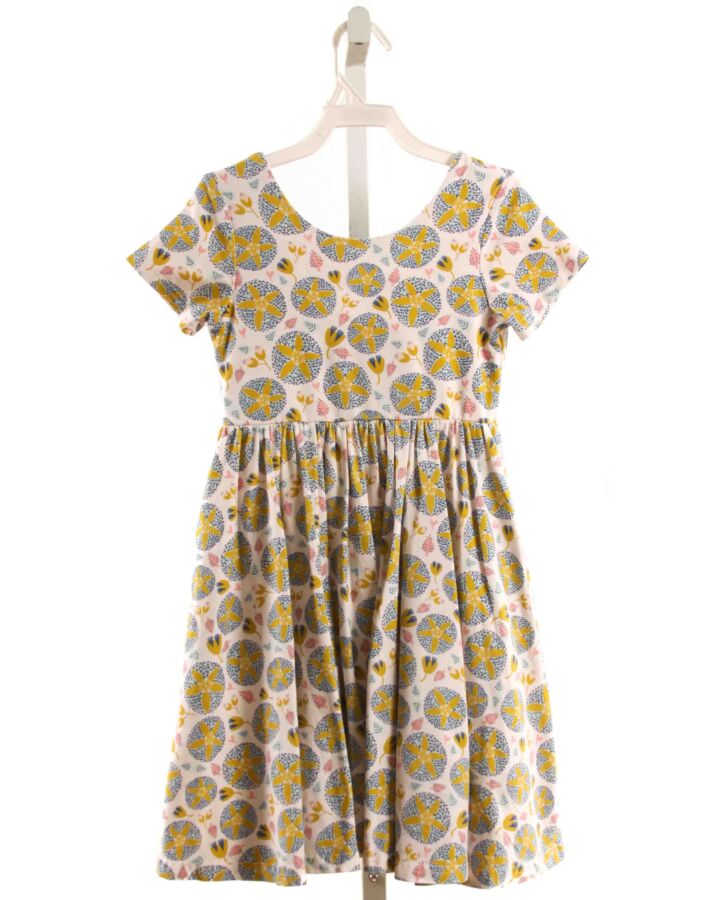 OLLIE JAY  MUSTARD  FLORAL  KNIT DRESS