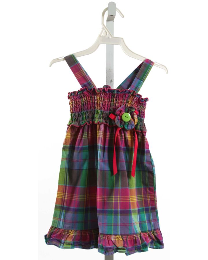 GOODLAD  MULTI-COLOR  PLAID  DRESS