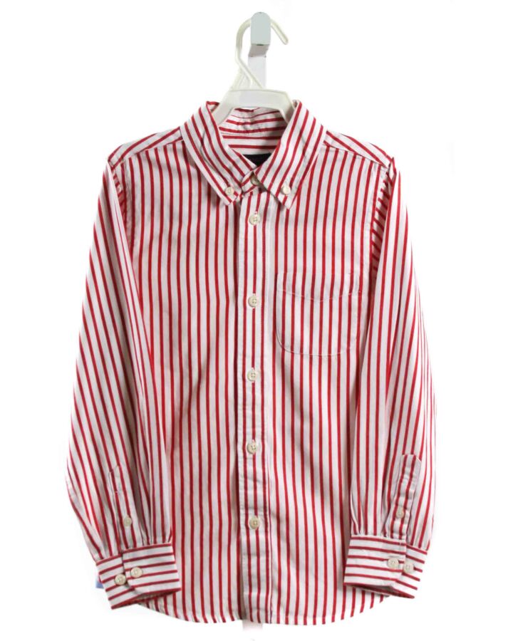 E-LAND  RED  STRIPED  DRESS SHIRT