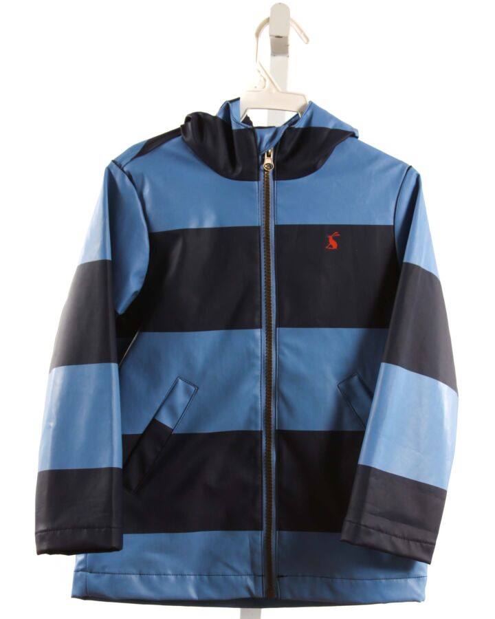 JOULES  NAVY  STRIPED  RAINCOAT
