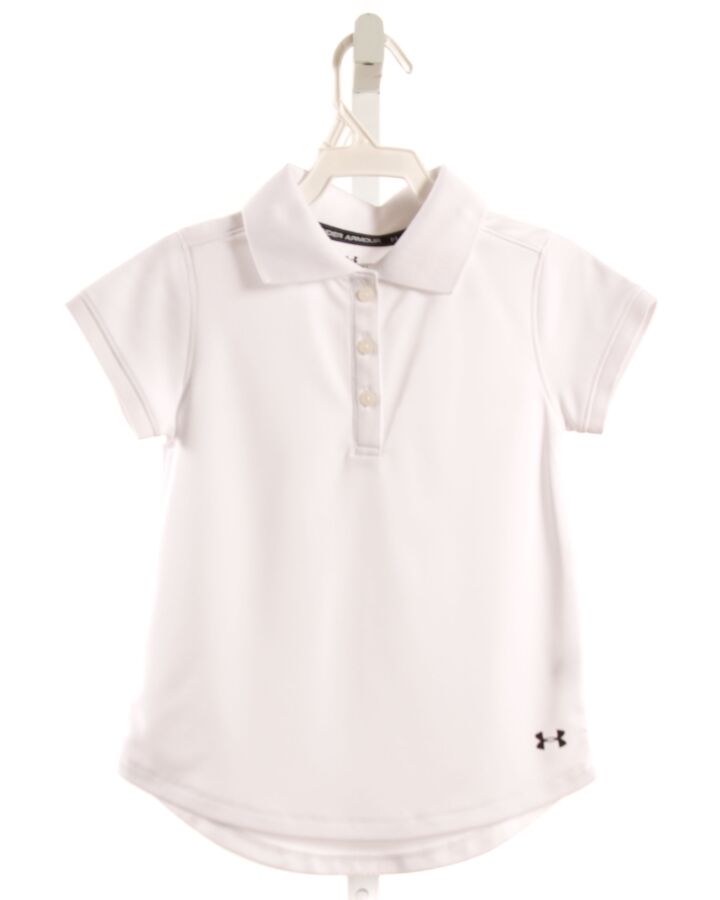 UNDER ARMOUR  WHITE    KNIT SS SHIRT