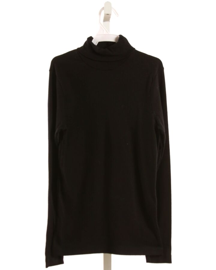 PETIT BATEAU  BLACK    KNIT LS SHIRT
